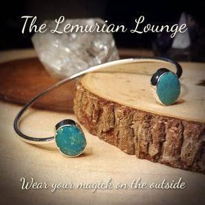 Natural Sleeping Beauty Tourqoise Boho Gypsy Cuff
